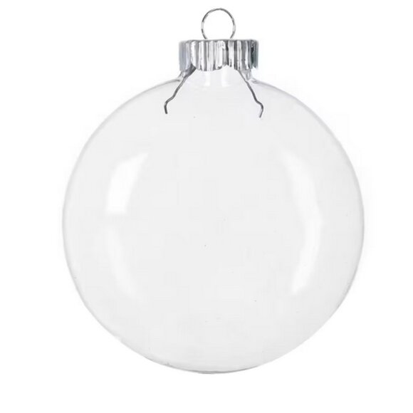 Make Market DIY 3 PC Glass Ornaments for Customized Crafts/Holiday - Picture 1 of 6